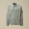 Camicia a maniche lunghe in gabardina biologica Lens