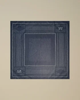 Bandana in mussola stampata con logo