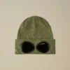 Berretto in cotone con motivo "Goggle"