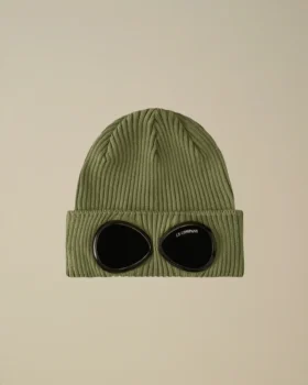 Berretto in cotone con motivo "Goggle"