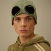 Berretto in cotone con motivo "Goggle"