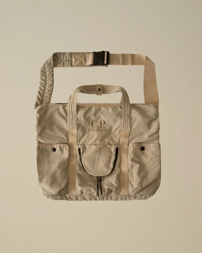 Borsa tote in twill