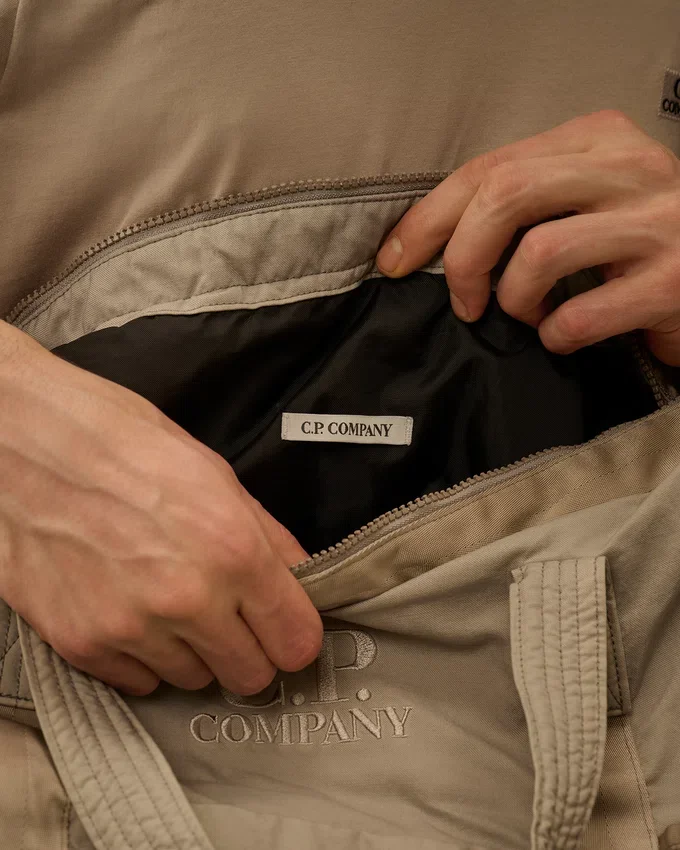 Borsa tote in twill