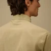 Camicia a maniche corte con bottoni in mussola leggera