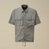 Camicia a maniche corte con zip 50 Fili