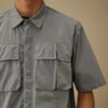 Camicia a maniche corte con zip 50 Fili