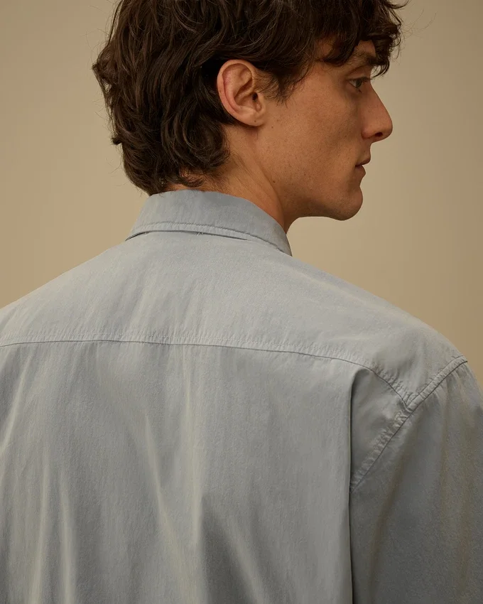 Camicia a maniche corte con zip 50 Fili