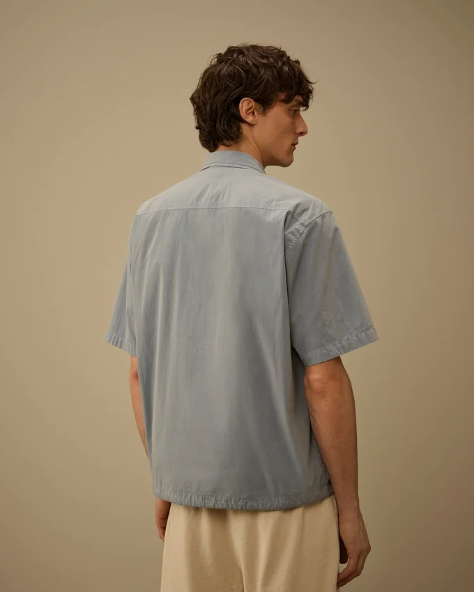 Camicia a maniche corte con zip 50 Fili
