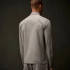 Camicia a maniche lunghe con bottoni in gabardina della Metropolis Series