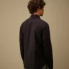 Camicia a maniche lunghe con bottoni in mussola leggera