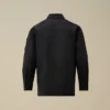 Camicia a maniche lunghe con zip in gabardina di cotone U16