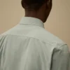Camicia a maniche lunghe in gabardina biologica Lens