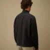 Camicia a maniche lunghe in lino con bottoni Lens