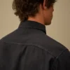 Camicia a maniche lunghe in lino con bottoni Lens