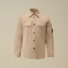 Camicia a maniche lunghe in lino U16 con bottoni
