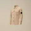 Camicia a maniche lunghe in lino U16 con bottoni