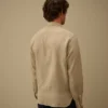 Camicia in lino a maniche lunghe con bottoni