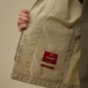 Camicia oversize Taylon P con tasche sul petto e bottoni a forma di Lens