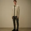Camicia oversize Taylon P con tasche sul petto e bottoni a forma di Lens