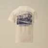 Camicie a maniche corte con grafica in jersey di cotone 30/1 U16