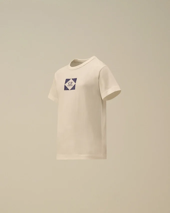 Camicie a maniche corte con grafica in jersey di cotone 30/1 U16