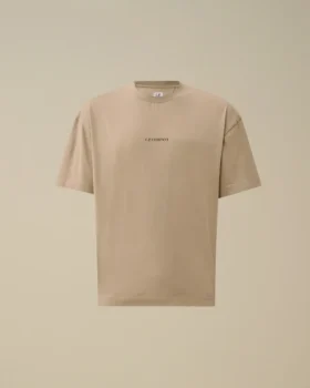 Camicie a maniche corte con logo in jersey 30/1