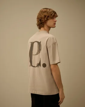 Camicie a maniche corte con logo in jersey 30/1