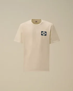 Camicie a maniche corte con logo in jersey compatto 20/1