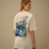 Camicie a maniche corte con logo in jersey compatto 20/1