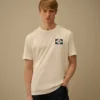 Camicie a maniche corte con logo in jersey compatto 20/1