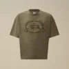 Camicie a maniche corte in jersey 20/1 con logo squadrato