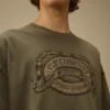 Camicie a maniche corte in jersey 20/1 con logo squadrato