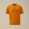 Camicie a maniche corte in jersey 30/1 con etichetta con logo