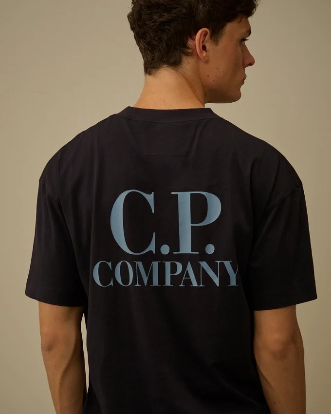 Camicie a maniche corte in jersey 30/1 con grafica stampata