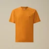 Camicie a maniche corte in jersey 30/1 con toppa con logo