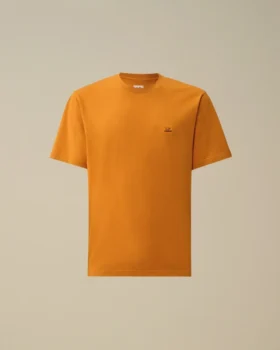 Camicie a maniche corte in jersey 30/1 con toppa con logo