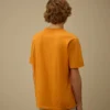 Camicie a maniche corte in jersey 30/1 con toppa con logo
