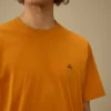Camicie a maniche corte in jersey 30/1 con toppa con logo
