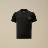Camicie a maniche corte in jersey di cotone 30/1 U16 con logo