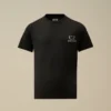 Camicie a maniche corte in jersey di cotone 30/1 U16 con logo