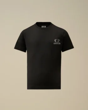 Camicie a maniche corte in jersey di cotone 30/1 U16 con logo