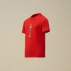 Camicie a maniche corte in jersey di cotone 30/1 U16 con logo