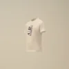 Camicie a maniche corte in jersey di cotone 30/1 U16 con logo