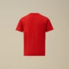 Camicie a maniche corte in jersey di cotone 30/1 U16 con logo