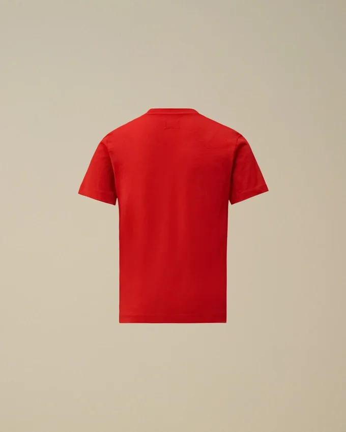 Camicie a maniche corte in jersey di cotone 30/1 U16 con logo