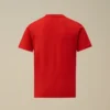 Camicie a maniche corte in jersey di cotone 30/1 U16 con logo