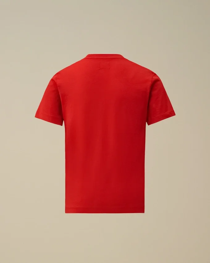 Camicie a maniche corte in jersey di cotone 30/1 U16 con logo