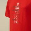 Camicie a maniche corte in jersey di cotone 30/1 U16 con logo