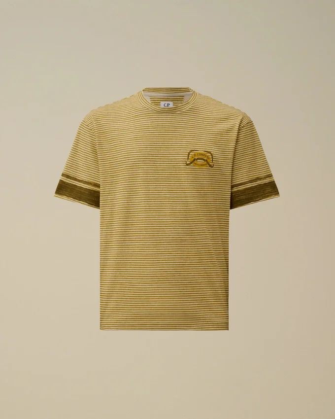 Camicie con logo a maniche corte in jersey stampato 20/1
