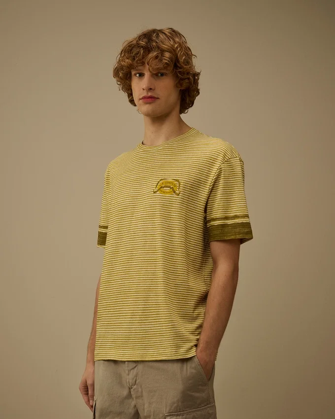 Camicie con logo a maniche corte in jersey stampato 20/1